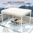thumbnail image 4 of Kozyard Elizabeth Outdoor Louvered Pergola Sun Shade Aluminum Pergola Rainproof Gazebo with Adjustable Roof for Outdoor Deck Patio Garden Yard (12' x 14'), 4 of 7