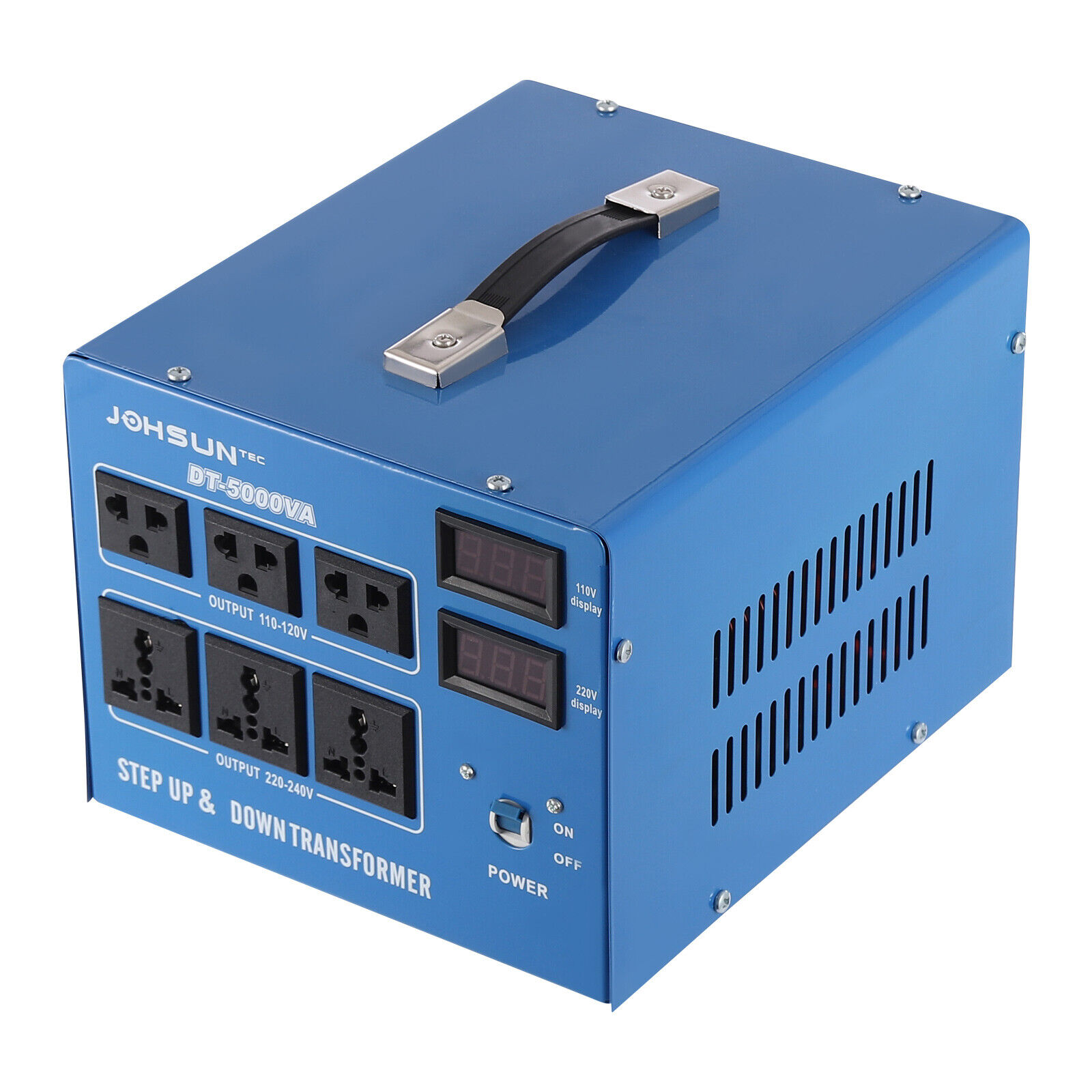 TFCFL 5000 Watt Heavy Duty Voltage Transformer Voltage Converter Transformer Up/Down Transformer 110-120V/220-240V