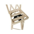 thumbnail image 6 of International Concepts Unfinished Solid Wood 24-Inch Swivel Counter Stool, 6 of 14