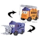 thumbnail image 5 of Camión de bomberos con escalera y montacargas, carro de metal con ruedas, deformación reversible, juguete de ingeniería de doble cara, diseño de retroceso, plegable, portátil, estructura de, 5 of 7