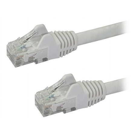 UPC: 0065030836197 | StarTech N6PATCH6WH 6 ft. White Cat6 Cable with Snagless RJ45 Connectors – Cat6 Ethernet Cable – 6 ft. UTP Cat 6 Patch Cable