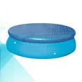 thumbnail image 4 of Blue PE Fabric Pool Cover for Dust Prevention Fits Most Round Frame and Inflatable Pools, 4 of 13