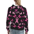 thumbnail image 7 of Wukai Breast Cancer Print Womens Hoodies Fleece Sweatshirts Long Sleeve Sweaters Pullover Fall Outfits Winter Clothes-X-Large, 7 of 7