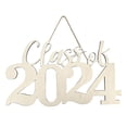 thumbnail image 1 of Buy 2 get 10% off Class Of 2024 Wooden Sign Graduation Decorations 2024 Graduation Photo Booth Prop Grad 2024 Wooden Sign Graduation Party Decorations, 1 of 5