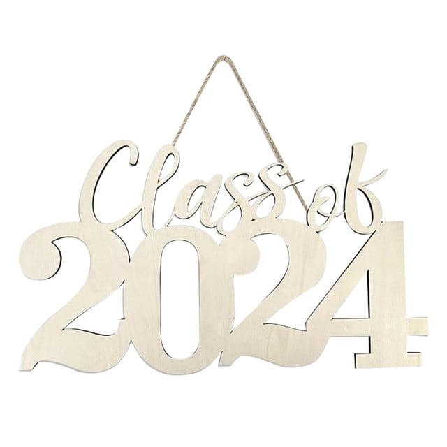 Buy 2 get 10% off Class Of 2024 Wooden Sign Graduation Decorations 2024 Graduation Photo Booth Prop Grad 2024 Wooden Sign Graduation Party Decorations