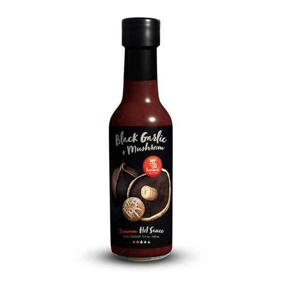 Black Garlic Mushroom Hot Sauce