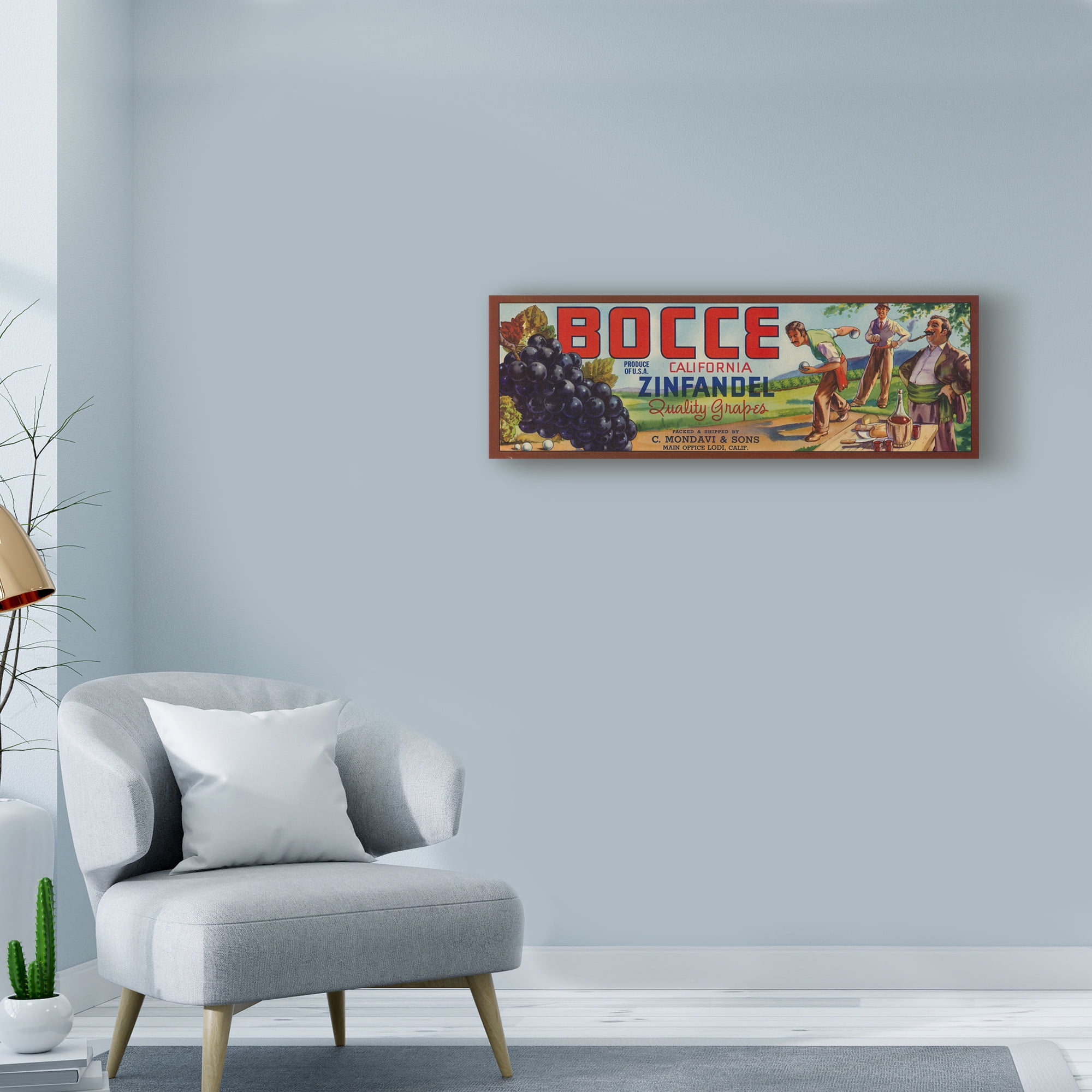 Trademark Fine Art 'Vintage Wine Label II' Canvas Art by Vision Studio