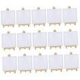 thumbnail image 4 of CTIRCHIU 15-Piece Canvas Painting Set with Wooden Frames for Beginners, 10x10x1 cm Each, 4 of 8