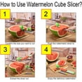 thumbnail image 3 of Watermelon Windmill Cutter Slicer, Stainless Steel Shape Fruit Tools Quickly Cut Tool Kitchen Gadgets with Melon Scoop, 3 of 6