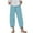 \Light Blue, variant on CQONEPT Oversize Pants for Womens Wide Leg Elastic Waist High Waist Crop Pant Casual Loose Outdoor Trousers Light Blue 3XL