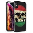 thumbnail image 1 of Mundaze Mexico Flag Skull Double Layer Hybrid Case Cover For Apple iPhone XS Max, 1 of 5
