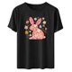 thumbnail image 2 of TaTaai Women's Easter Printed T Shirt Casual Short Sleeve Round Neck Soft Blouse Loose Fit Fashion Tops Graphic Tee for Spring Holiday Party Daily Wear Gift, 2 of 6