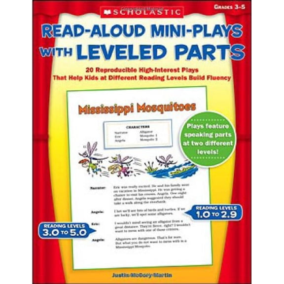 Pre-Owned Read-Aloud Mini-Plays With Leveled Parts: 20 Reproducible High-Interest Plays That Help Kids at Different Reading Levels Build Fluency (Paperback) 0439870283 9780439870283