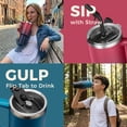 thumbnail image 5 of 40oz Travel Coffee Mug – Reusable Stainless Steel Tumbler with Handle & Straw, BPA-Free, Car-Friendly, Insulated for Hot & Cold Beverages, 5 of 10