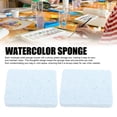 thumbnail image 3 of Painting Sponges, 2PCS Rectangle Artist Sponges Portable Watercolor Sponges with Storage Box for Painting, Crafts, Cleaning, Multifunctional, High Elasticity, 3 of 7