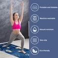 thumbnail image 2 of Hanukkah Yoga Blanket with Storage Bag, 72.8"x26.8", Suitable for Yoga, Pilates, Fitness, Gym Towels, Yoga Towels, Yoga Mat Towel, 2 of 6