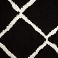 thumbnail image 3 of JV Home Tapis Shag à Treillis Diamant Doux / Pelucheux / à Poils Longs Style Marocain, 3 of 7