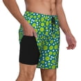 thumbnail image 2 of Gaeub Tennis and golf balls Print Mens Swim Trunks with Compression Liner,Board Shorts Quick Dry,Beach Swimwear with Pockets-3X-Large, 2 of 6