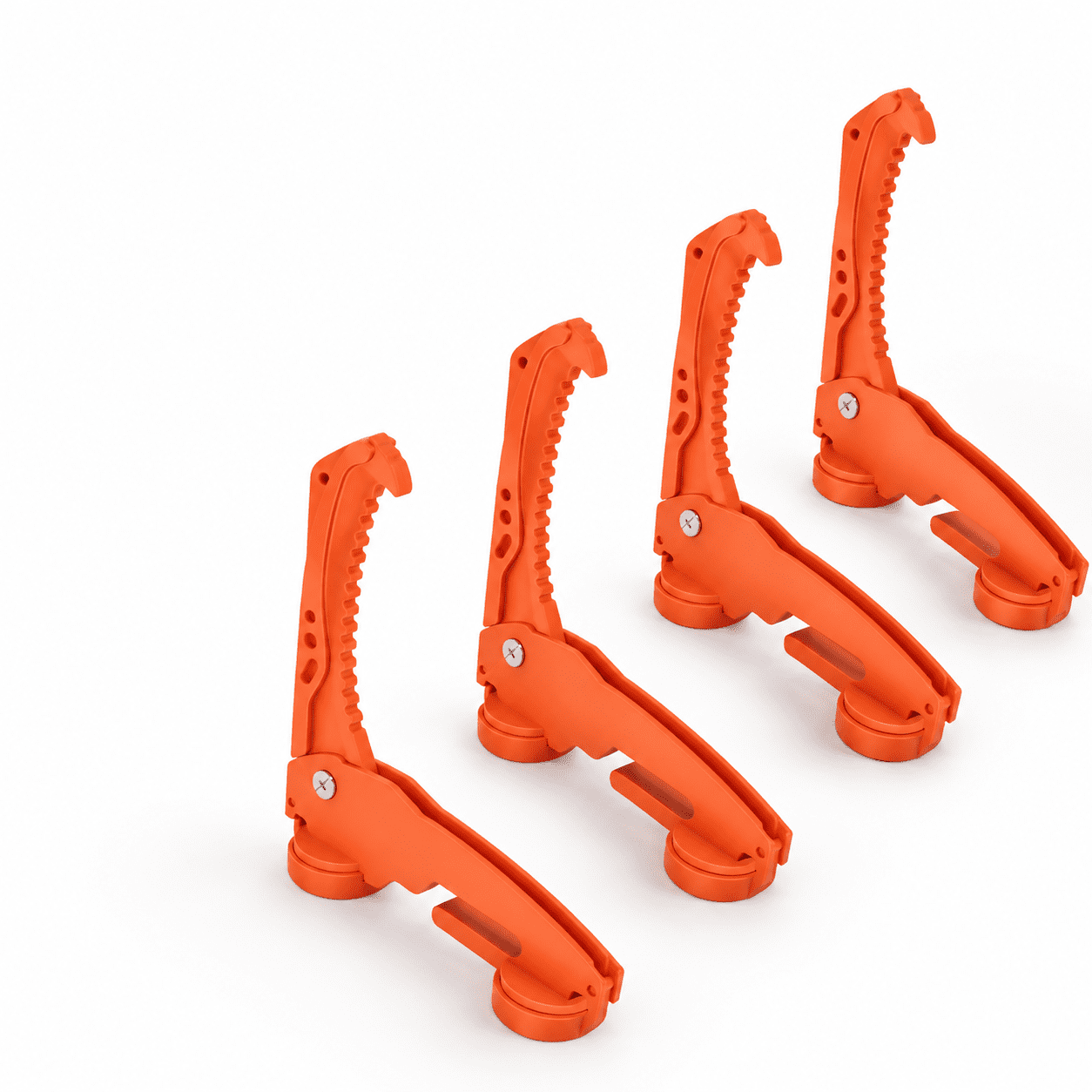 4pc Pack Saddle Bow Hanger Treestand Hooks with Sturdy Gear Strap