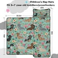 thumbnail image 5 of Dachshund and Flower Toddler Nap Mats for Kids Preschool,Sleeping Mat Bag or Kids,Toddler Sleeping Bag,Toddler Nap Mat or Daycare, 5 of 6