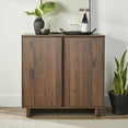 thumbnail image 2 of Better Homes & Gardens Lillian Fluted Bar Cabinet, Walnut Finish, 2 of 8