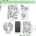 thumbnail image 2 of 1pc Horse Theme Carbon Steel Cutting Dies Stencils for Scrapbooking Photo Album Decorative Embossing Paper Card 160x110x0.8mm, 2 of 9