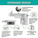 thumbnail image 3 of Applicable to 10pcs Baby Child Proof Cabinet Locks Safety Easy Install No Drilling Or Keys 10 Pack, 3 of 5
