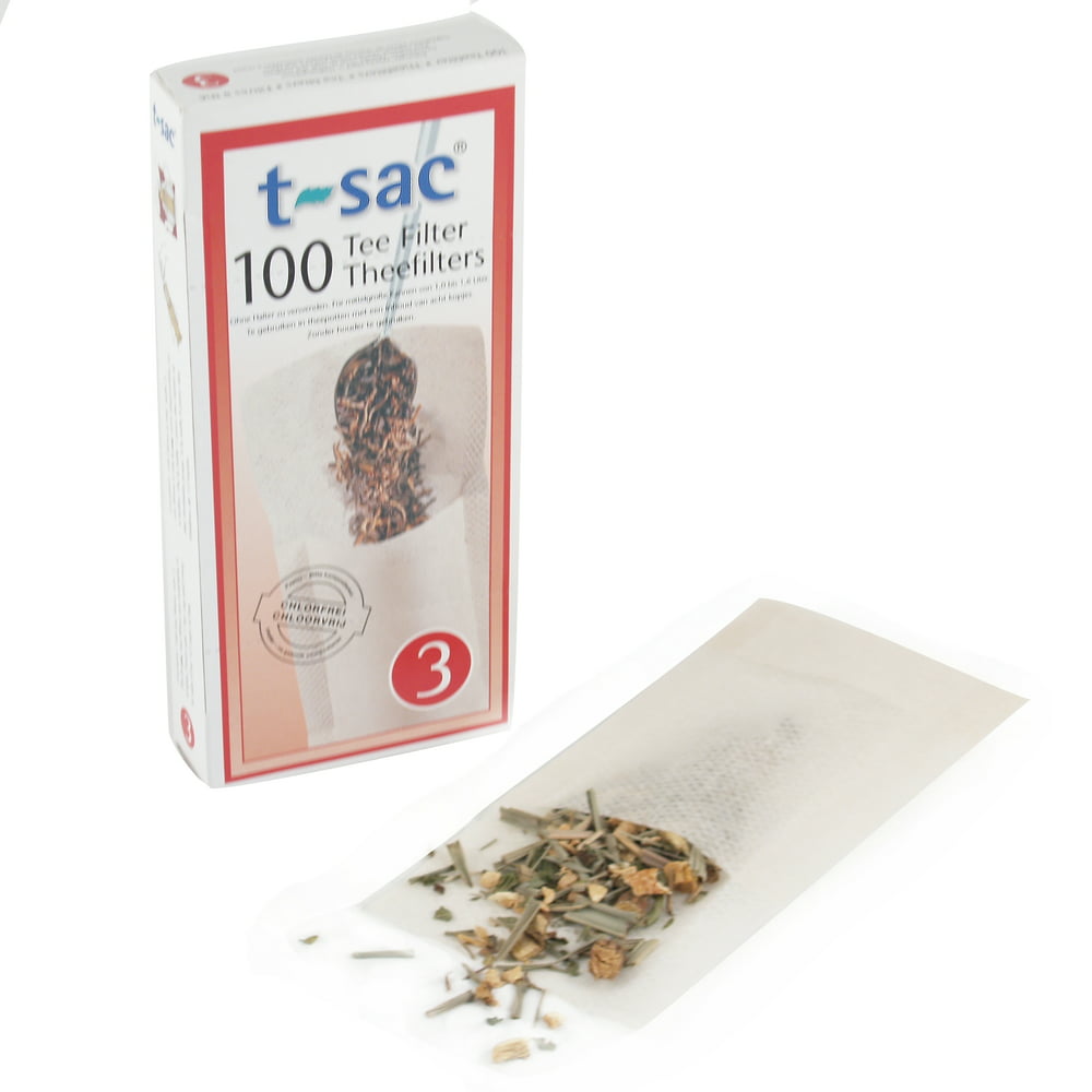 T Sac Size Three 100 Loose Leaf Tea Filters