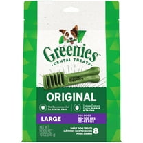 Greenies Original Large Natural Dental Care Dog Treats,12 Oz Pack (8 Treats)
