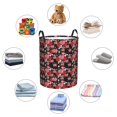 thumbnail image 5 of KLL Rose Flowers Waterproof Foldable Laundry Hamper Bucket with Handles for Storage Bin,Kids Room,Home Organizer (Medium ), 5 of 7
