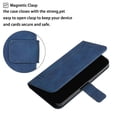 thumbnail image 2 of Funda con tapa estilo vintage para Samsung J6 Plus, ranura para múltiples tarjetas, protección total, estilo retro, material PU+TPU, 2 of 5