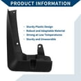 thumbnail image 4 of Unique Bargains Mud Flaps Splash Guards W/Mount  Accessories for BMW X3 2018-2023 Front and Rear Mud Guards 1 Set, 4 of 6