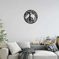 thumbnail image 5 of Sdcart Metal Tree of Life Decor, Metal Wall Decor, Tree Art Wall Decor, Metal Wall Art, Tree of Life Decor, Living Room Bedroom Indoor Outdoor Metal Wall Art Hangings (04), 5 of 5