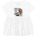 thumbnail image 3 of Inktastic Little Sister and Biggest Fan Football Player Girls Baby Dress, 3 of 5