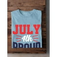 thumbnail image 3 of July 4Th Proud American T-Shirt Men -Image by Shutterstock, Male Large, 3 of 4