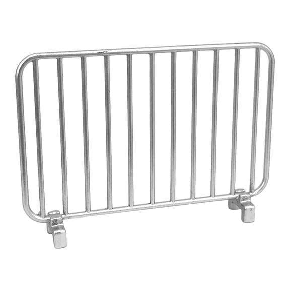 HOMEMAXS Miniature Traffic Barrier Fences Traffic Roadblocks Toy Crowd Control Stand Barrier Construction Barricade Safety Fence Model For Dollhouse Decor