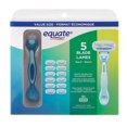 thumbnail image 1 of Equate 5 Blade Razor for Women, Sensitive Skin, Value pack, 1 of 1