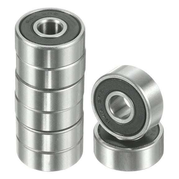 8 Pack R4A-2RS Deep Groove Ball Bearings 1/4" ID x 3/4" OD x 9/32" Height  ABEC3