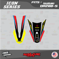 thumbnail image 4 of Kalair GFX Graphics Kit for Suzuki DR200-S (All Years) Icon Series, 4 of 5