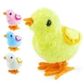 thumbnail image 1 of Leeyneer Jouets à Remonter Jouet de Pâques Poulet en Peluche à Remonter Jouets de Fête pour Enfants (Couleur Aléatoire), 1 of 6