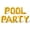 Gold, variant on Letter Balloons - POOL PARTY 16" Inch Alphabet Letters Foil Mylar Balloon Bachelorette or Bridal Shower Party Banner (Black)