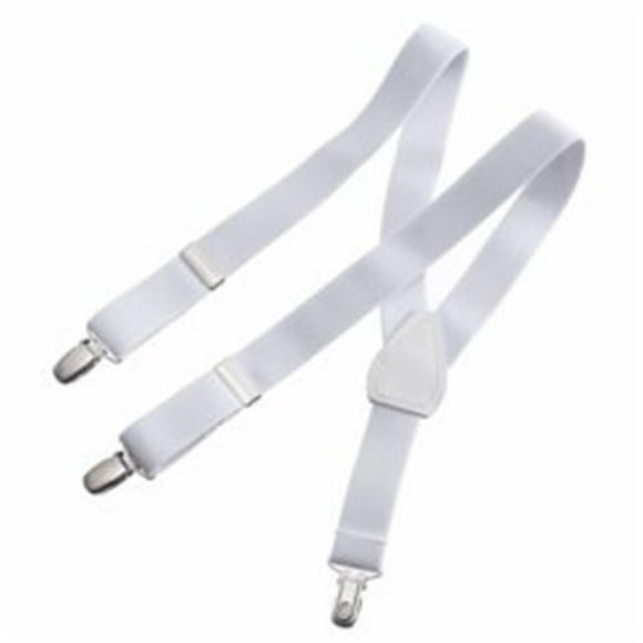Clips N Grips CNg-Susp-White-26 Bretelles Élastiques Ajustables pour Enfants - 26 Po.
