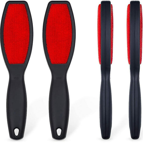 Paquete de 2 cepillos quitapelusas de doble cara para ropa, pelo de mascotas, pelusas, polvo, muebles y más