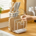 thumbnail image 2 of fashionsho idealhome2016 Pot Pan Tapa Organizador Cubiertos Múltiples Ranuras para Blanco, 2 of 8