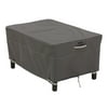 Classic Accessories Ravenna Water-Resistant 32 Inch Rectangular Patio Ottoman/Table Cover