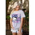 thumbnail image 4 of Kanji Style Betty Boop Love XOXO Women Plus Size Graphic Tee Tees Brisco Brands 3X, 4 of 5