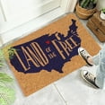 thumbnail image 4 of Patriotic Door Mat Memorial Day Decorations Doormat Outdoor Land of The Free Porch Mats for Front Door Outside Welcome Mat Funny Prime for Independence Day House Porch Front Door Decoration 16x24In, 4 of 7