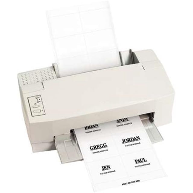 BH140 Inserts de Badge en Papier Blanc 4 x 3 Po.