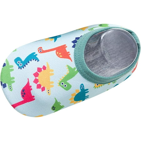 

QWZNDZGR Baby Grip Socks Toddler Grip Socks Trainers for Boys Girls Cartoon Barefoot Aqua Socks Non-Slip Shoes