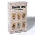 thumbnail image 1 of Tarjeta de Tarot con significado en ellos, baraja de Tarot antigua para principiantes, 78 cartas invertidas4325, 1 of 5